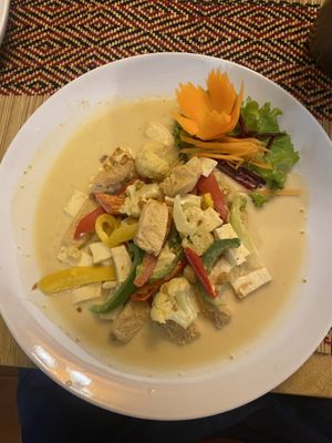 Penang curry  at Vegan Heaven in Chiang Mai