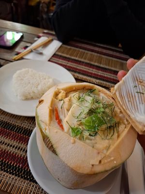 Coconut Curry at Vegan Heaven in Chiang Mai