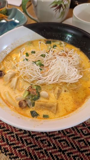 Kao Soi at Vegan Heaven in Chiang Mai