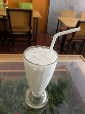 Coconut Milk at Vegan Heaven in Chiang Mai