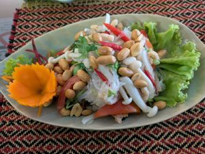 Glass Noodle Salad at Vegan Heaven in Chiang Mai