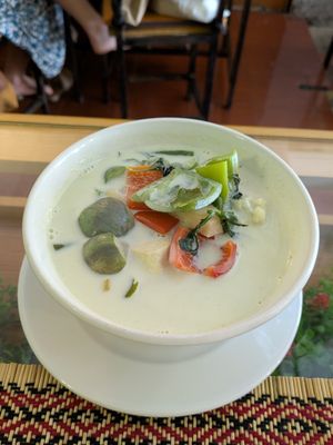 Green Curry at Vegan Heaven in Chiang Mai