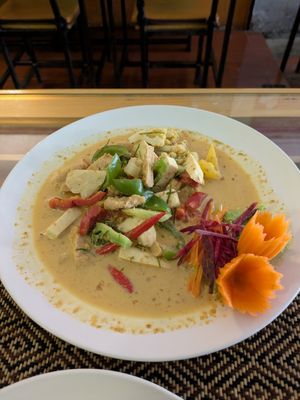 Penang Curry at Vegan Heaven in Chiang Mai