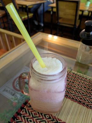 Lemon Smoothie at Vegan Heaven in Chiang Mai