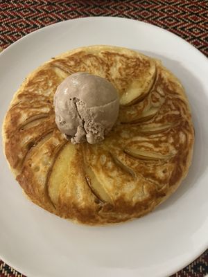 They were out of waffles so they offered us to make a pancake, best decision ever !   at Vegan Heaven in Chiang Mai