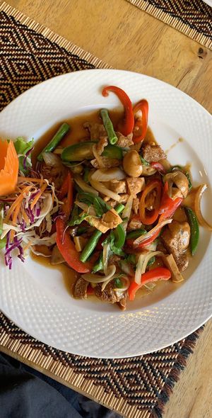 Chilli basil  at Vegan Heaven in Chiang Mai