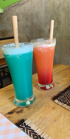 Cocktails  at Vegan Heaven in Chiang Mai