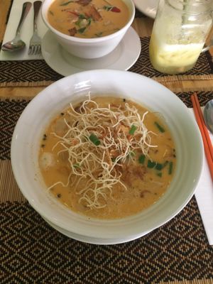 Kao soy  at Vegan Heaven in Chiang Mai