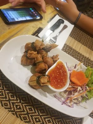 Money bags at Vegan Heaven in Chiang Mai