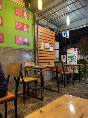 Inside at Vegan Heaven in Chiang Mai