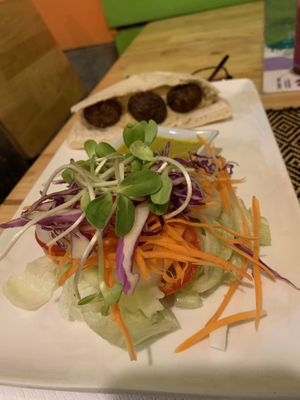 Falafel Sandwich  at Vegan Heaven in Chiang Mai