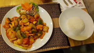 Sweet & Sour at Vegan Heaven in Chiang Mai