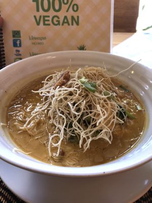 Khao Soi at Vegan Heaven in Chiang Mai