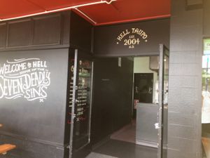 x at Hell Pizza in Taupo