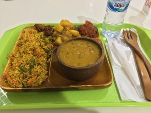 Menu set at Vesne Vegetarian Kitchen in Jakarta