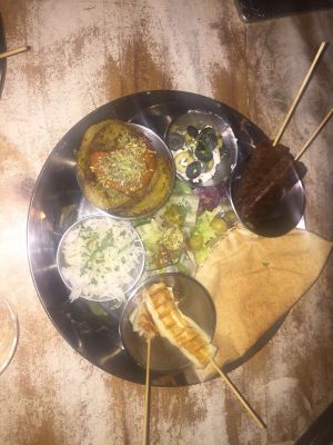 Food at Teteria India in Barcelona