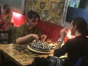 Variety of dishes  at Teteria India in Barcelona