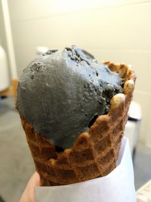 Salty Carmel Ash + tongue print at Frankie & Jo's - Capitol Hill in Seattle