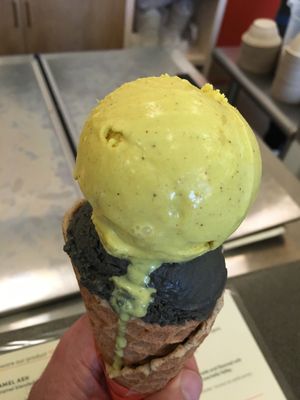 Ginger Golden Milk & Salty Caramel at Frankie & Jo's - Capitol Hill in Seattle