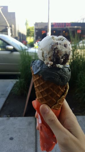 mint brownie and salty caramel ash at Frankie & Jo's - Capitol Hill in Seattle