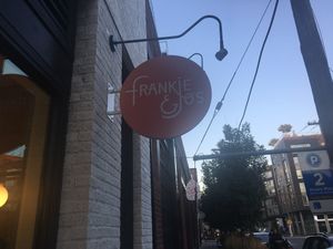 Sign at Frankie & Jo's - Capitol Hill in Seattle