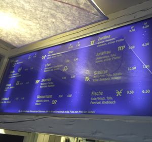 To each Zodiac sign, it's own Pizza.  at Zodiac - Die Andere Pizza in Essen