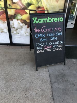 Coffee shop too with vegan options  at Zambrero  in Mount Isa
