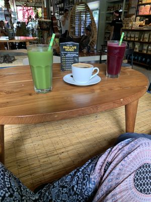 Juices  at Sayuri Healing Food in Ubud