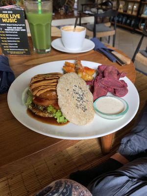 Burger  at Sayuri Healing Food in Ubud