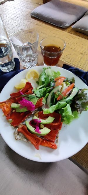 Norwegian sandwich - 100% plant-based at Sayuri Healing Food in Ubud