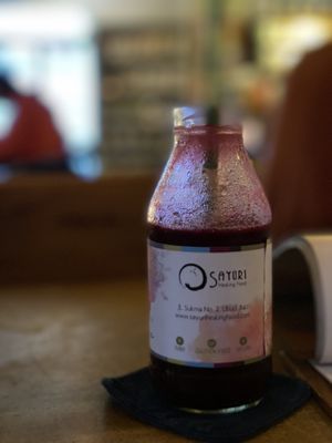 Raw juice  at Sayuri Healing Food in Ubud