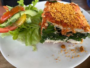 Raw lasagne   at Sayuri Healing Food in Ubud