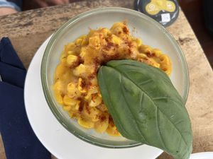 Mac n cheese   at Sayuri Healing Food in Ubud