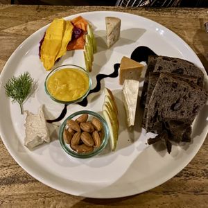 Vegan Cheese Platter  at Sayuri Healing Food in Ubud