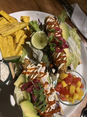 No fish tacos   at Sayuri Healing Food in Ubud