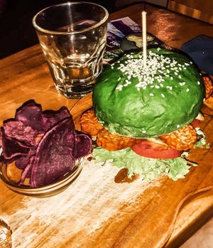 Tempeh Teriyaki Burger at Sayuri Healing Food in Ubud