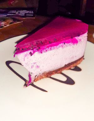 Triple Berry Cheesecake at Sayuri Healing Food in Ubud