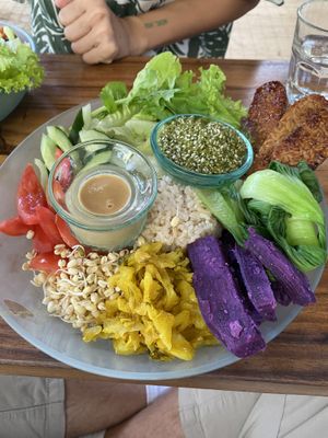nourish bowl - yummy!  at Sayuri Healing Food in Ubud