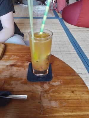 Passion Ginger Mojito. at Sayuri Healing Food in Ubud