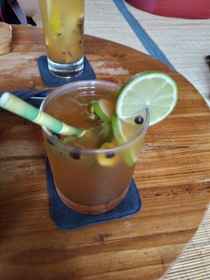 Gin Tonic Kombucha. at Sayuri Healing Food in Ubud