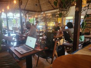 Inside at Sayuri Healing Food in Ubud