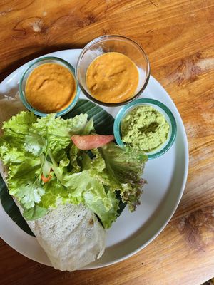 Masala dosa (Saturdays)   at Sayuri Healing Food in Ubud