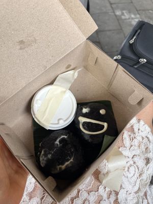 Sorry, forgot to take a picture when I received the take away so this was three hours later out in Lembongan, haha. But I’m sure the rice balls were initially really cute 😅  at Sayuri Healing Food in Ubud