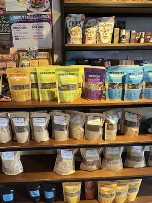 Sprouted nuts and seeds for sale  at Sayuri Healing Food in Ubud
