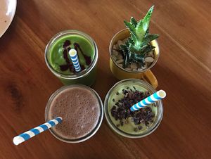 smoothies  at Sayuri Healing Food in Ubud