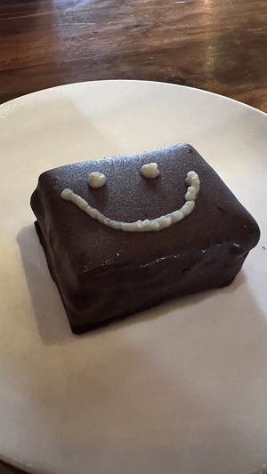 Moonie cake   at Sayuri Healing Food in Ubud