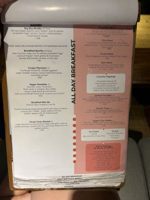 Menu June  at Sayuri Healing Food in Ubud