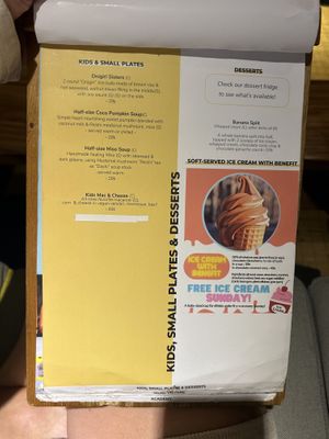 Menu June  at Sayuri Healing Food in Ubud