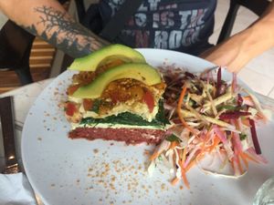 raw mexican lasagnas at Sayuri Healing Food in Ubud