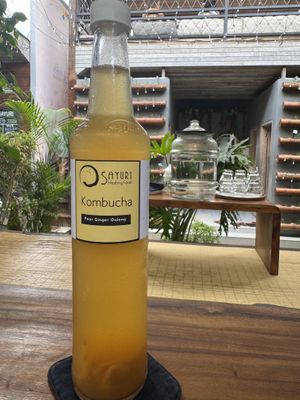 The best kombucha flavour ever   at Sayuri Healing Food in Ubud